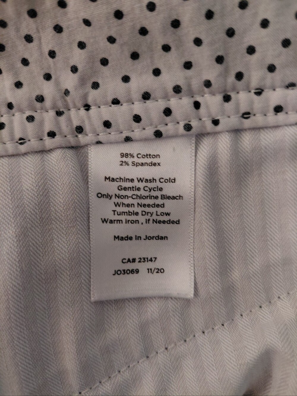 TALBOTS SZ 14 NAVY PERFECT SHORT CHINO COTTON BLEND BERMUDA NAUTICAL PREPPY - Picture 8 of 8